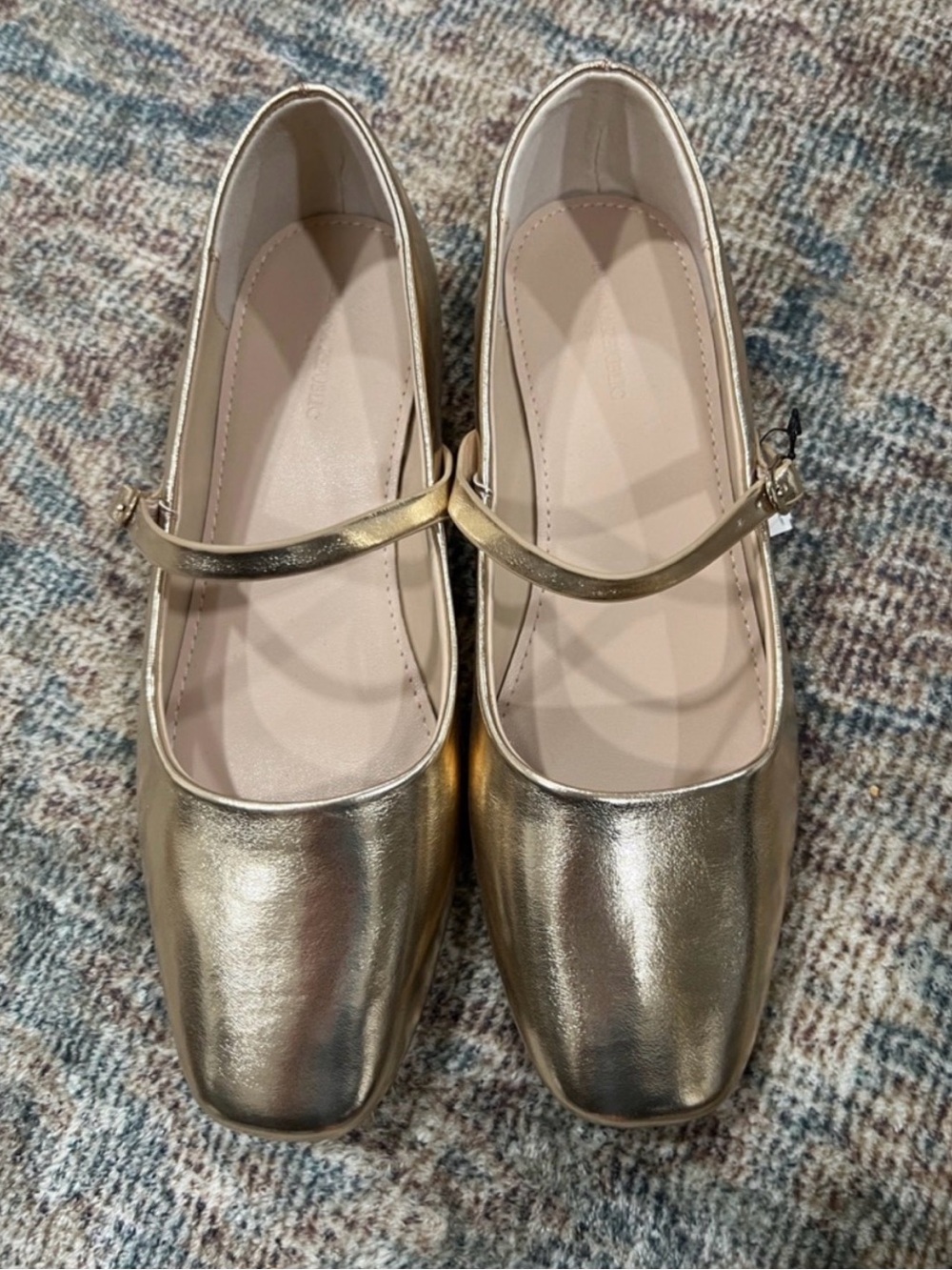 Banana Republic Gold Mary Jane’s